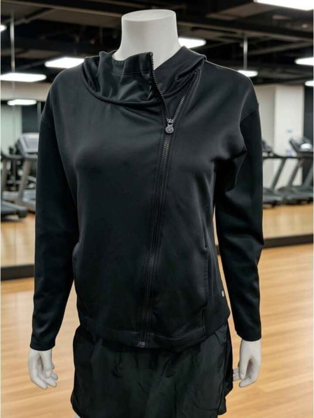 Apana Asymmetrical Zip Hoodie